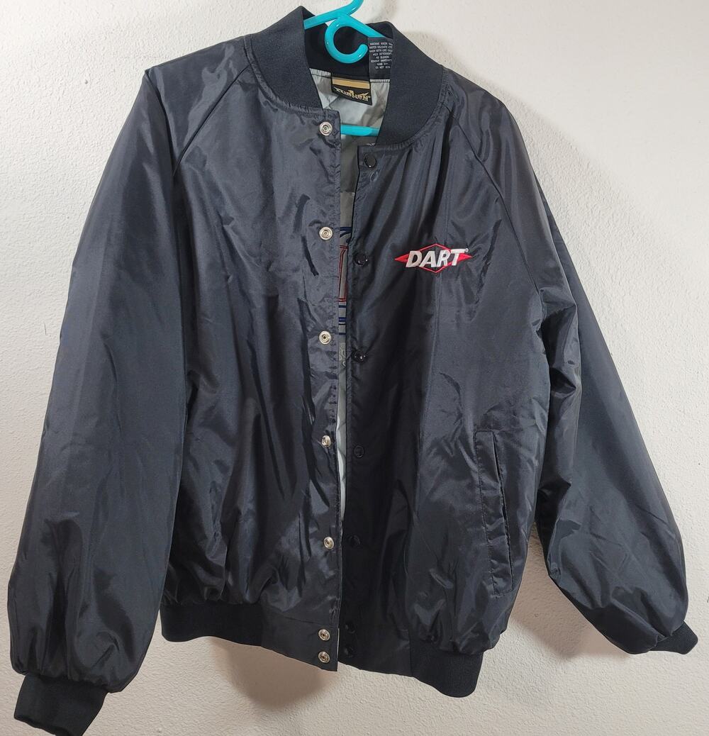 Black The DART Advantage Embroidered Quilted Jacket XL New Without Tags Comfy